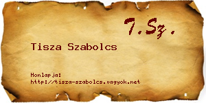 Tisza Szabolcs névjegykártya